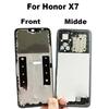 Middle Frame For Huawei Honor X7 Front Bezel Back Lcd Housing Holder Rear Plate Chassis CMA-LX2