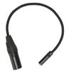 XLR Male to 3.5mm Female Calbe 0.3m 0.98ft XLR Connector Converter for Amplifiers Mixers