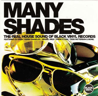 CD VARIOUS - Many Shades (The Real House Sound O BVRCD002 Black Vinyl Rec 2000 UK Dance & Electronica Used