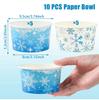 Christmas Santa Claus Paper Bowl Navidad Natal Noel Snowman Disposable Bowl Merry Christmas Decor For Home 2025 New Year 2026