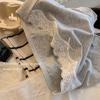 Women's Flat Corner Underwear Cotton Extended Crotch Lace Edge Wrapped Underwear Women's Underwear