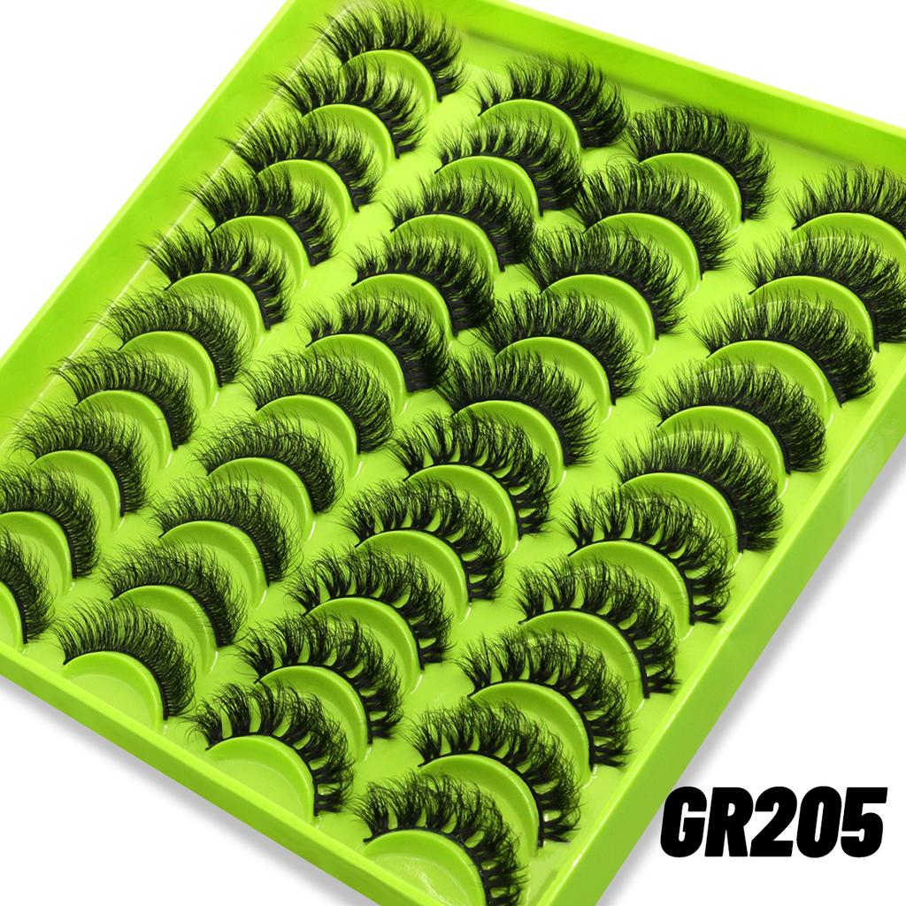 Lashes 3D Faux Mink Lashes Natural False Eyelashes Dramatic Fluffy Soft Volume Lashes Eyelash Extension Makeup