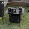 Compact Aluminum Folding Camping Table - Lightweight & Easy to Store for Outdoor Barbecue, Picnic, or Fishing.