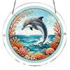 Acrylic Puzzles Curtain Decoration DIY Suncatcher Puzzle Kits with Chain 7.36 Inch for Women Men Mom Birthday Gift Home Decor