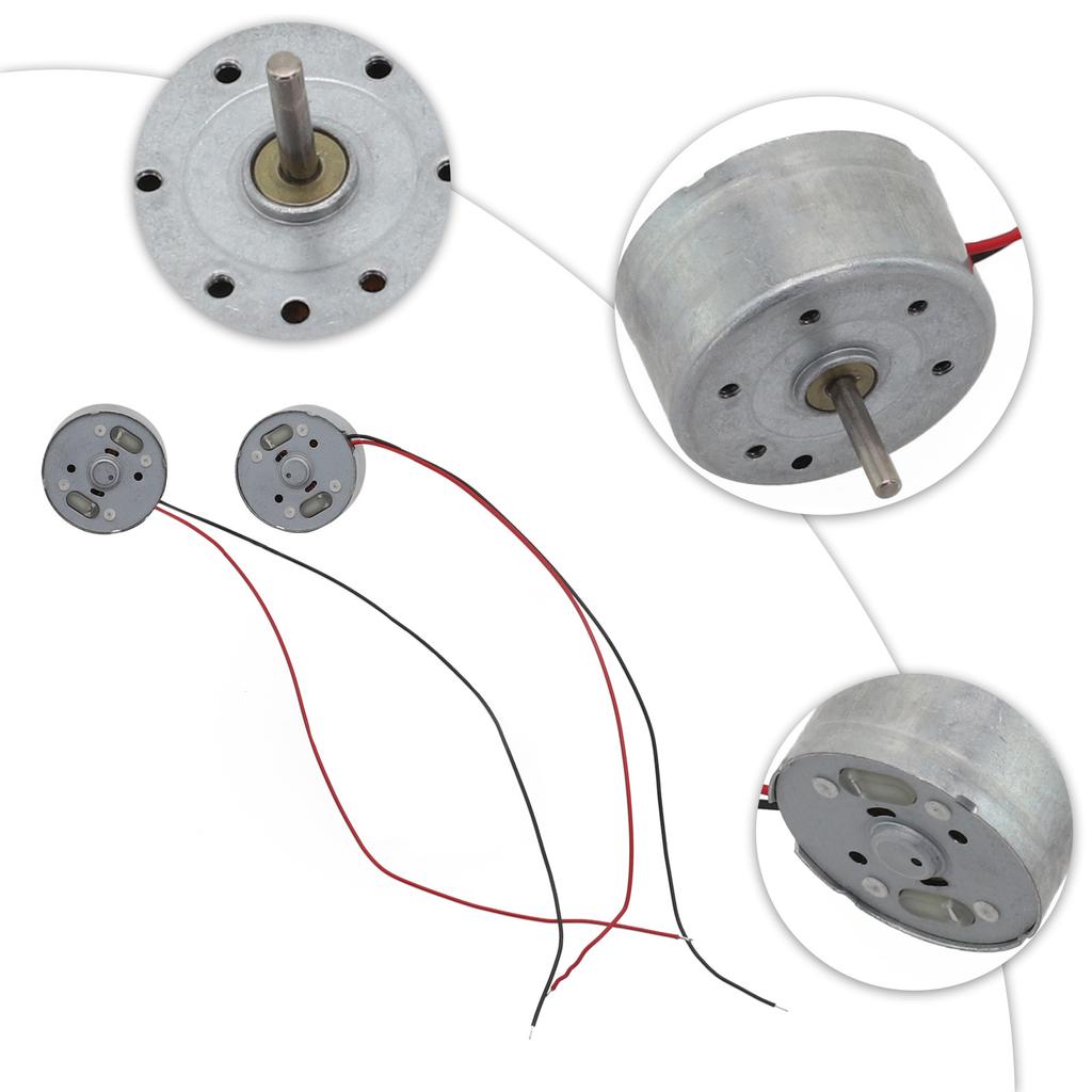 2pcs 300 Motor For DIY Motor for Hanging Neck Fans Compact and Suitable for Small Electronic Devices Operating from 1 5V To 6V