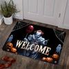 VIKAMA Halloween Clown Theme Carpet Non-Slip Creative Weird Party Entrance Living Room Dark Wind Holiday Atmosphere Decoration