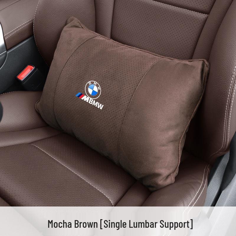 Compatible with BMW 5, 7 Series, X1, X3, X5 car seats, featuring headrest, lumbar, and neck support pillows.
