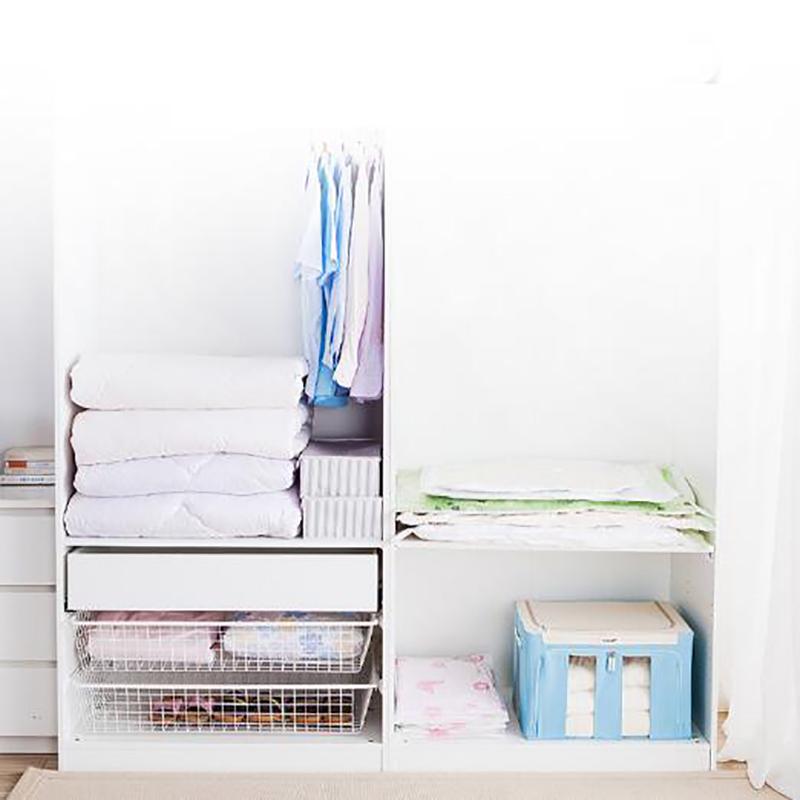 1 Stück/5 Stück Vakuum-Kompressions-Platzspar-Aufbewahrungsbeutel mit Ventil Faltbar Kleidung Versiegelter Packbeutel für Decken Reisen