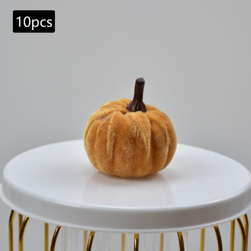 5/10 Pcs Halloween Simulation Pumpkin Desktop Decoration Halloween Party Foam Pumpkin Halloween Decoration
