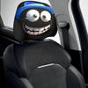 Whimsical Hat Wearing Cartoon Car Seat Headrest Protectors Strong Breathable Cartoon Headrest Covers for Long Trip