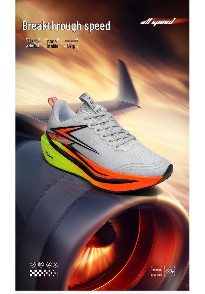 Flyburn 4 Carbonplatte Marathon Laufschuhe - Übergrößen Herren & Damen Grenzüberschreitende Trainings-Sneaker