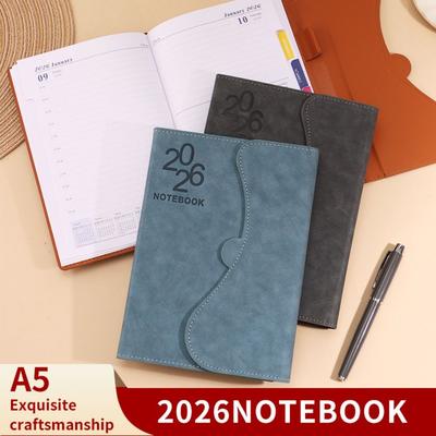 English 2026 Schedule Book Efficiency Manual 365 Day Planner Diary Weekly Planner  Students