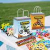110pcs Motocross Birthday Party Favors Set - Dirtbike Birthday Goodie Bag Slap Bracelets Stampers Stickers Etc Motorcycle Party Favors