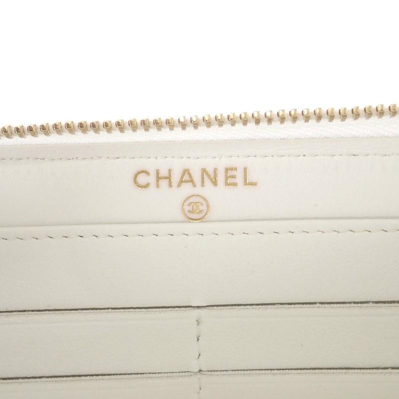 Chanel Purse White Leather Women