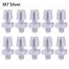 10Pcs Aluminum Alloy Brake Lever Bolts M7/M10 Adjusting Nuts Durable Bicycle Brake Screws