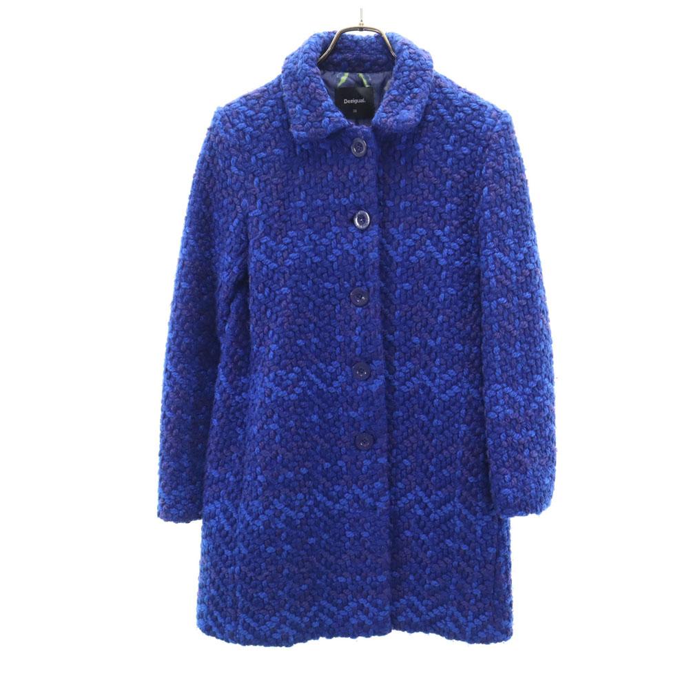 

Desigual coat 38 blue Women Used