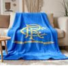 Rangers Football Club Weiches und bequemes Flanell Geeignet für Sofas Wohnzimmer Outdoor-Camping Reisen und auch ein tolles Jubiläumsgeschenk