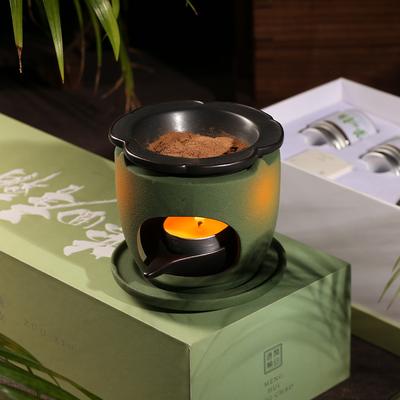 Ceramic Fire Insulation Incense Burner Sandalwood Power Wax Burner Green Candle Essential Oil Aromatherapy Lamp Wax Melt Stove