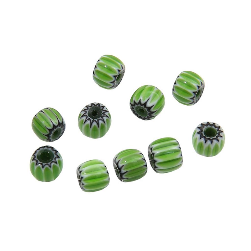 10 PZ Fiori in Resina Perline Set di Perline Sfuse Texture in Resina Adatto per Creazione di Gioielli Forma di Zucca Accessori per Collana
