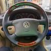 Pentru Volkswagen VW Passat B5 1996-2005 Golf 4 1998-2004 husă volan auto din piele cusută manual cu model lemn de piersic