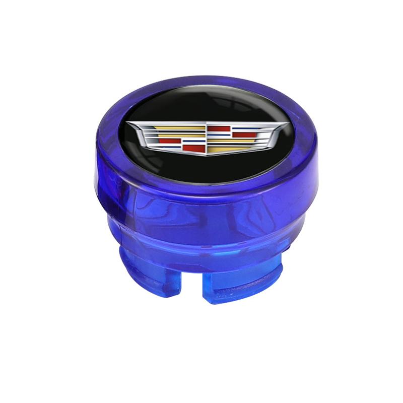 ABS Dust Proof Car Logo Cigarette Lighter Cover Protector Caps for Cadillac ATS BLS CT4 CT5 CTS ESCALADE SRX STS XT4 XT5 XT6 XTS