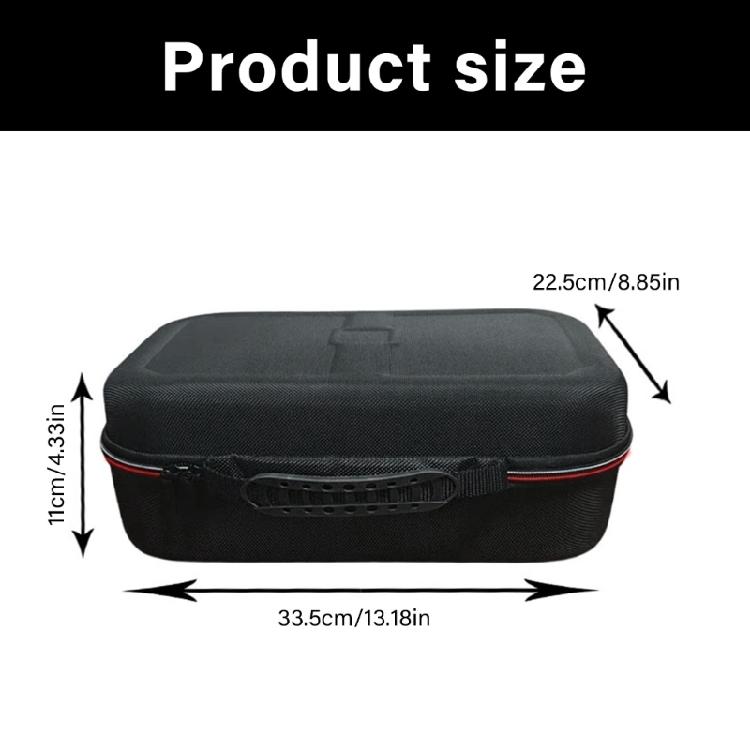 Universal Gaming Consoles Organizers Case with Dedicated Controller Space Exterior Strong Carrying Handle for Consoles G