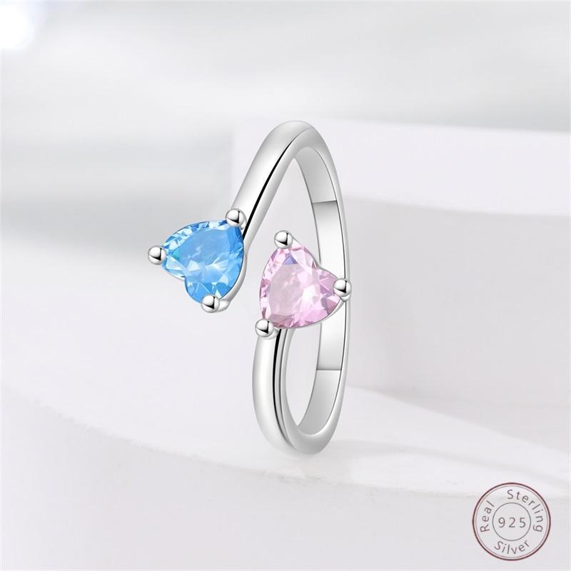 New 925 Silver Open Ring Hollow Rose Infinite Love Simple Ring Women Wedding Engagement Party Jewelry Gift