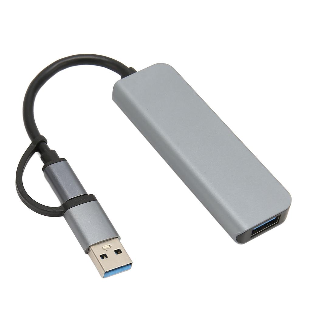 Concentrador USB 3.0 4 en 1, 5 Gbps, USB C a concentrador USB 3.0, divisor USB, extensor de concentrador USB, adaptador USB 3.0 para