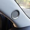 For Mazda CX-5 CX5 2nd Gen 2017 2018     Car ide Column Door Audio Speak Sound Cover Ring Circle Trim 2PCs