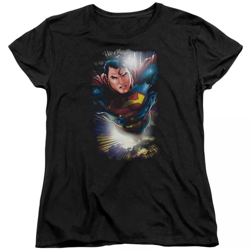 Superman  In The Sky  Women s T-Shirt 4XL