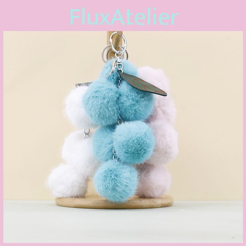 Mini Grape Plush Toy Soft Short Fur Keychain Gift For Girls Couples Decor
