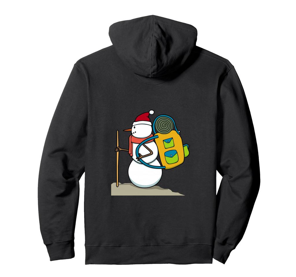 Adorable Snowman Hiking Hoodie