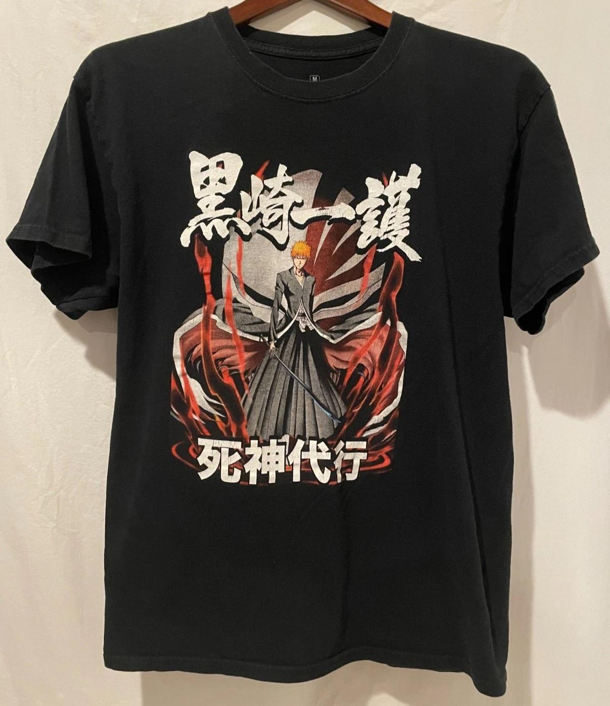 

Vtg Bleach Ichigo Kurosaki Shonen Jump Anime T-Shirt NP061 FREE SHIPPING L