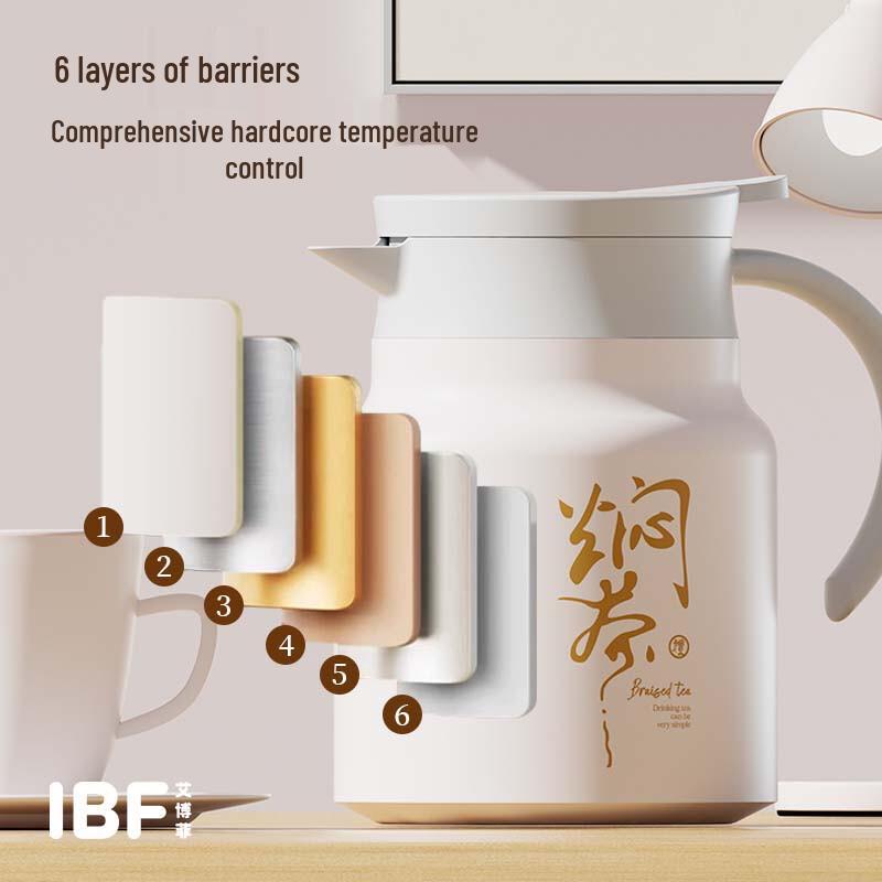 IBF 1L Stainless Steel Insulated Teapot