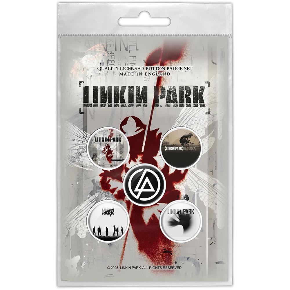 Linkin Park Hybrid Theory Anstecknadel-Set (Packung mit 5)
