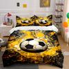 Soccer Ball Splash Design. Bedding Sets Duvet Cover Sets Duvet Covers Pillowcases(1 * Duvet Cover 2 * Pillowcases Without Duvet Insert)
