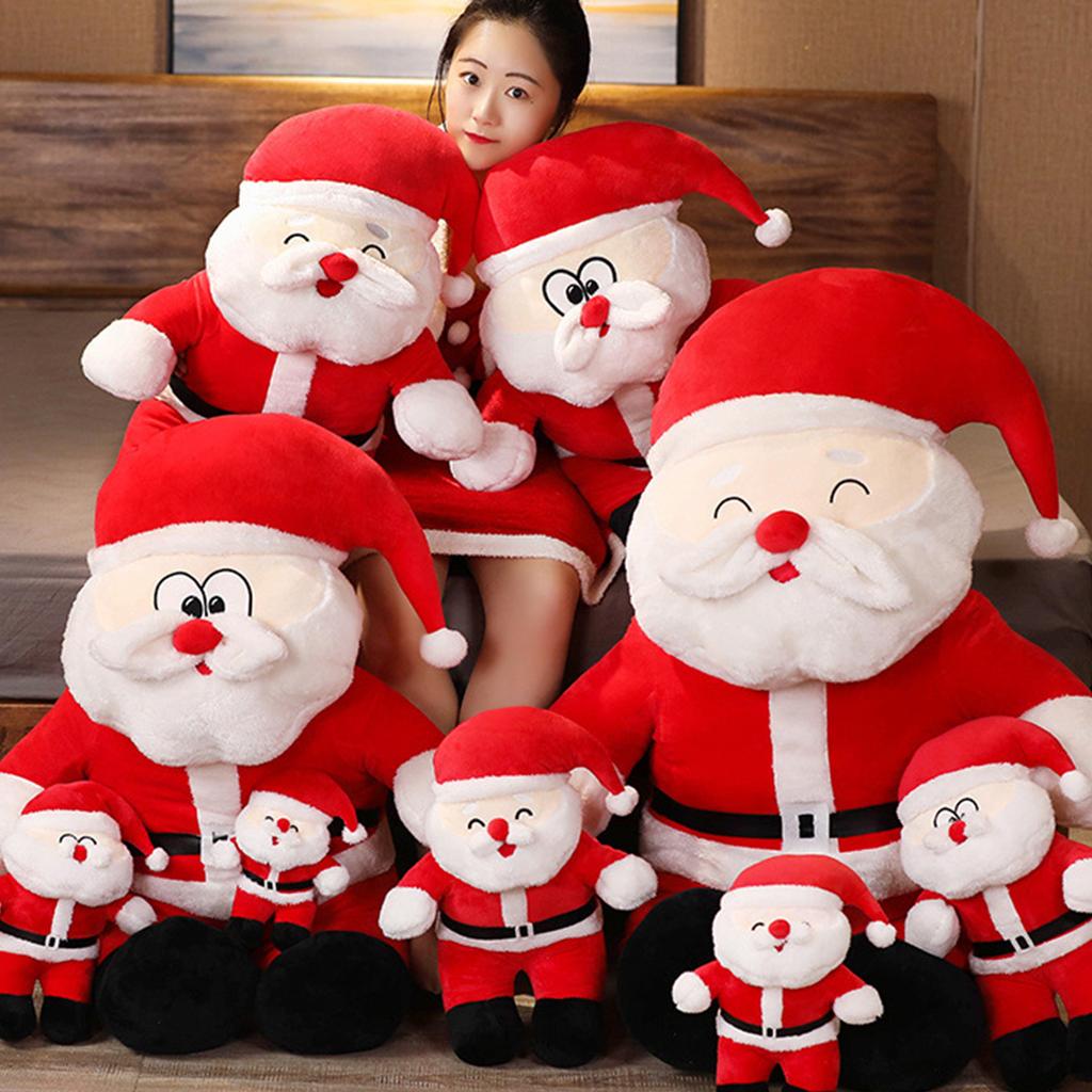 Christmas Santa Claus Plush Toy Cute Pillow Doll fpr Girl Kids Christmas Gift