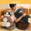 Cute Floppy Cat Plush Toy Soft Pp Cotton Kids Comfort Pillow Stuffed Animal