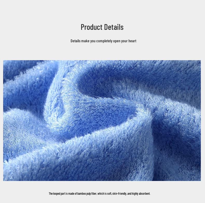 Bamboo Pulp Fiber Adult Bath Towel and Blanket Cover