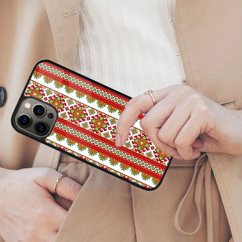 

U-kraine Ornament Magnetic Phone Case For APPLE iPhone 17 Air 16 14 13 12 Pro Max 15 Plus Wireless Charge With MagSafe Cover iPhone 14