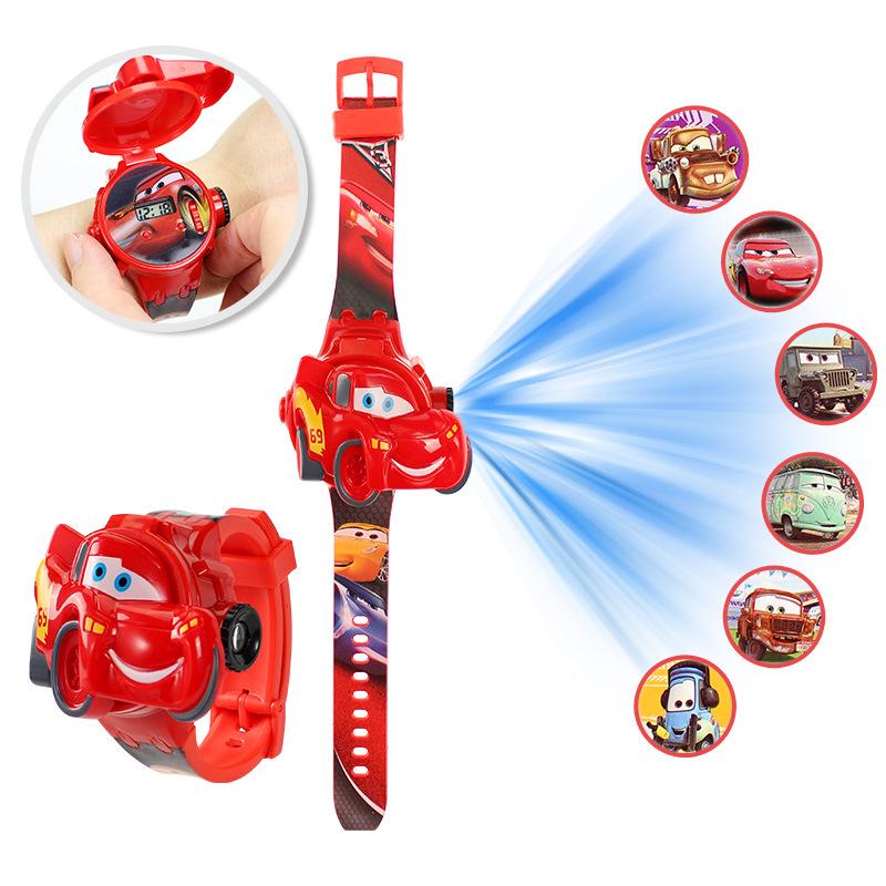Children s Cartoon Projection Luminous Toy Watch - Ideal for Kindergarten Prizes or Small Gifts. автомобиля