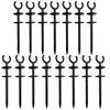 5 20 Pcs Green Garden Hose Guide Stakes 1 Inch Plastic Holder For Irrigation System Plant Safety And Outdoor Lawn Organization