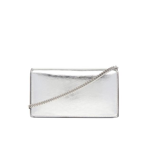 Calvin Klein Ck Metallic Wallet On Chain Bag