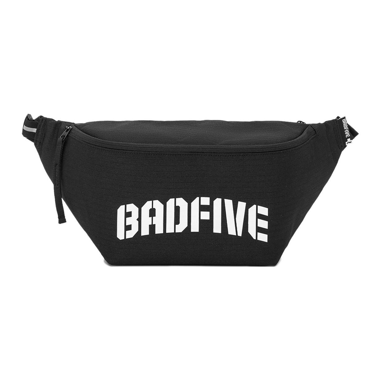 Li-Ning Letter Print Zipper Closure Polyester Chest Bag Waist Bag Unisex bags Black ABDT343-1 One Size