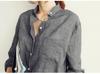 2023 Women's Fashion Cotton Linen Long Sleeve Loose Sun Protection Shirt