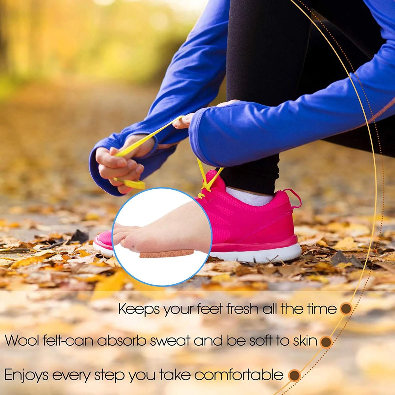 Обезболивающие плюсневые шерстяные подушечки для ног — фото 3