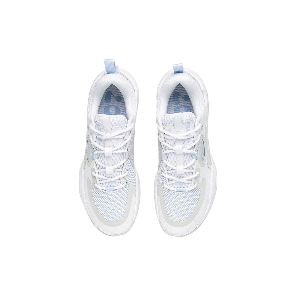 Li Ning Wade ALLDAY Wade ALLDAY Comfortable Abrasion Resistant Breathable Low Top Basketball Shoes Men's White Gray ABPT007-4