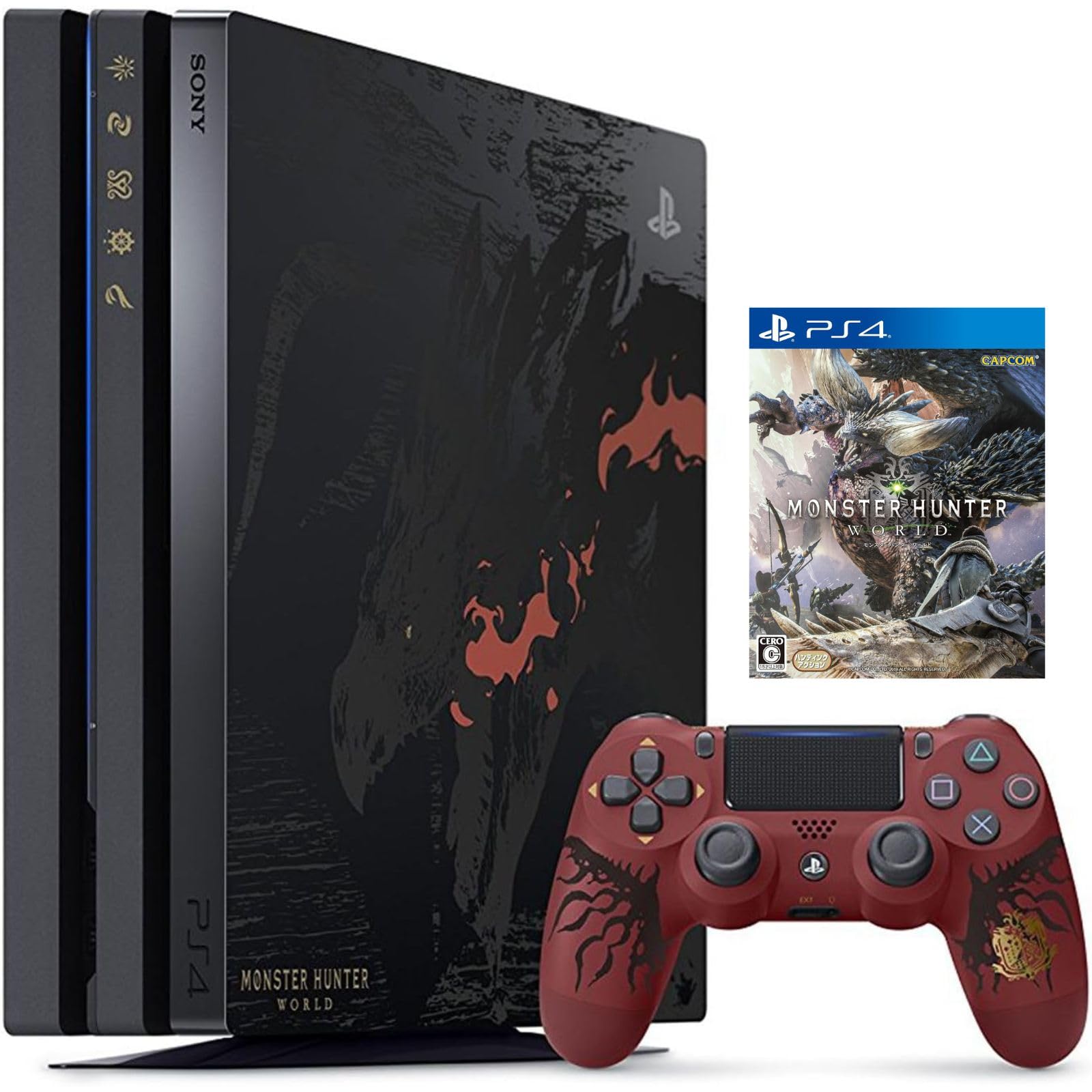 

Відновлена SONY PlayStation 4 Pro MONSTER HUNTER WORLD LIOLAEUS EDITION PS4 з HDD на 1 ТБ (CUHJ-10020) та 180-денна гарантія