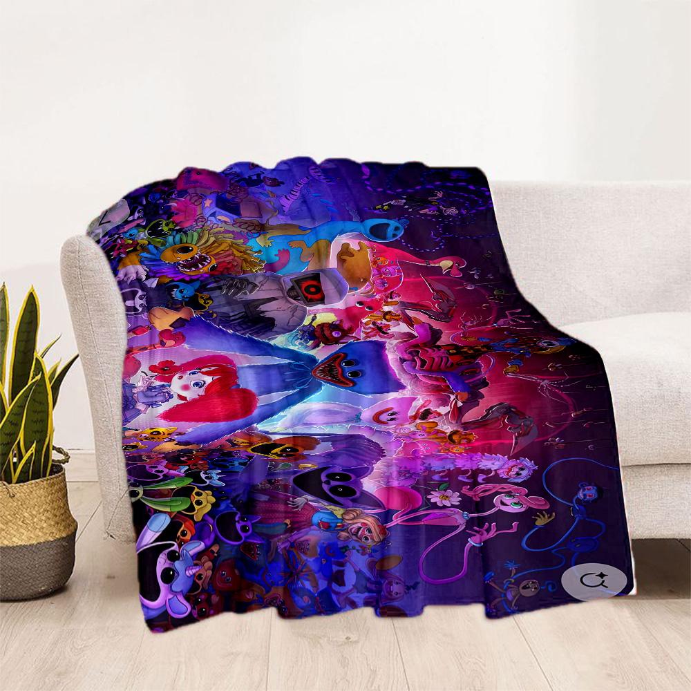Digital Circus Blanket Warmthful Decor Suitable for Couch Seaside Bedding Four Seasons Universal Modern Style Perfect Gift for Relatives and Friends