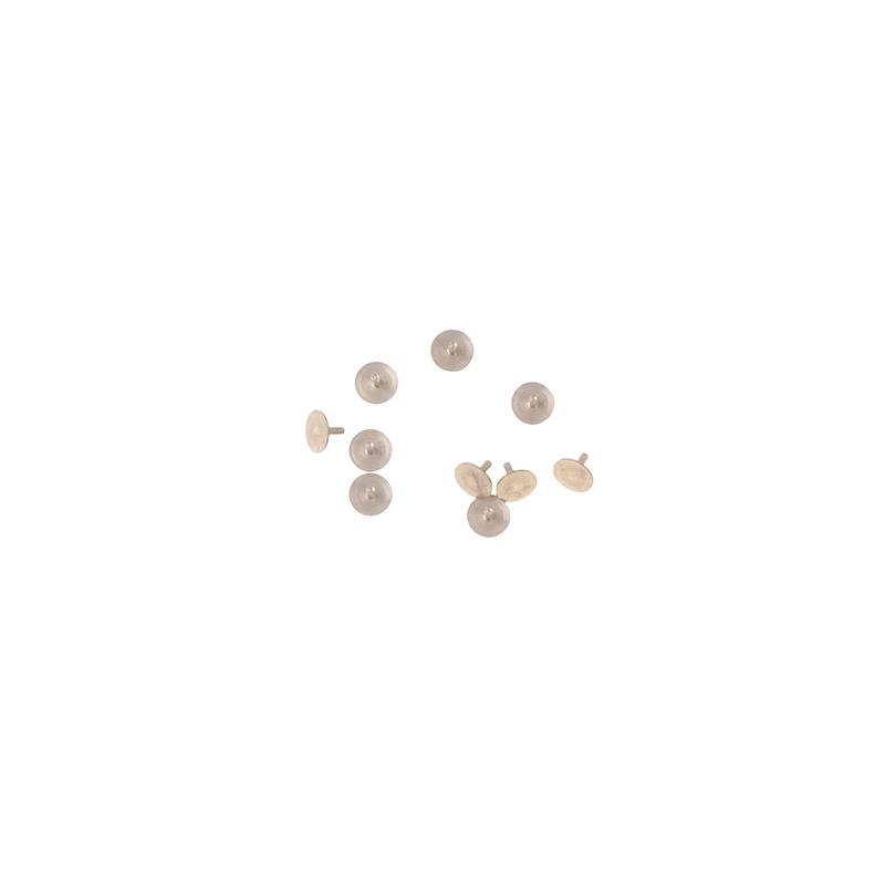 10 Pcs Dial Universal Foot Pegs Dial Locator Pin Dial Repair Fixing Accessories Locator Pin Diameter 0.6Mm Watch Repair Parts